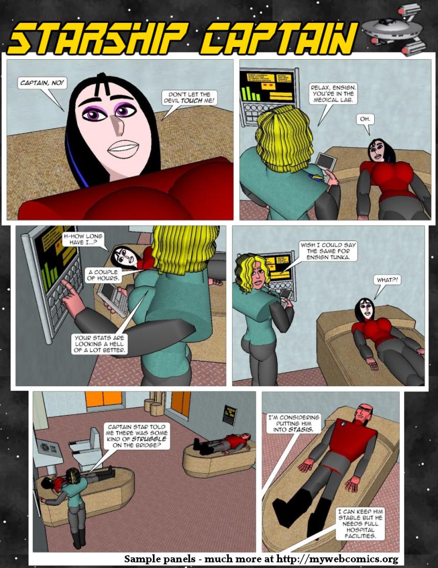 Starship Captain - webcomic, cartoon comics, free online comic, comic book artist, comic book, online comics