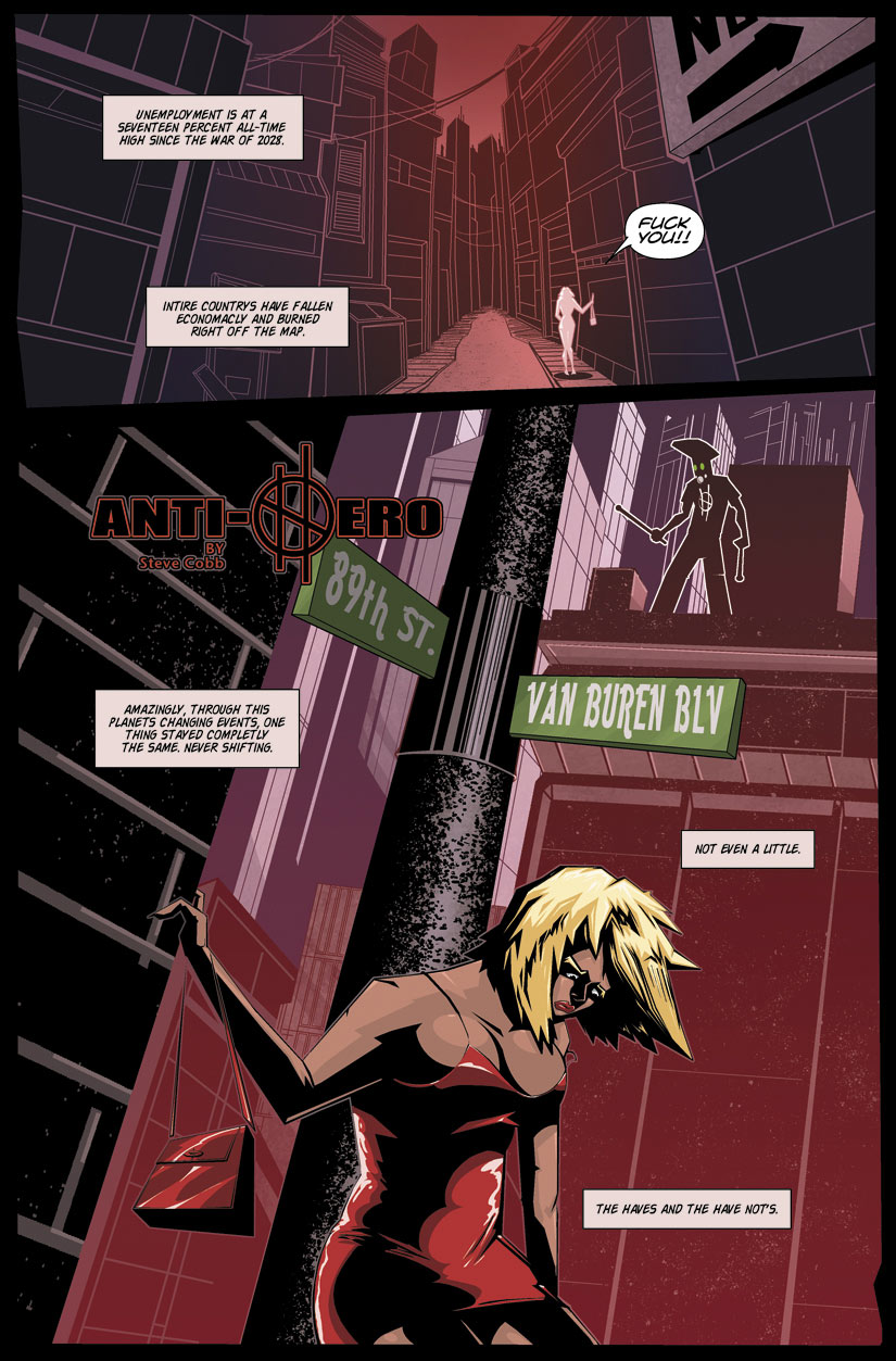 Anti-Hero - read comics online, comics online, comics read online, publish your webcomic, comics