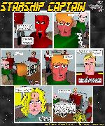 Starship Captain - comic book characters, webcomic, online comic book, comic, webcomic, web comics, cartoon comics, online comic
