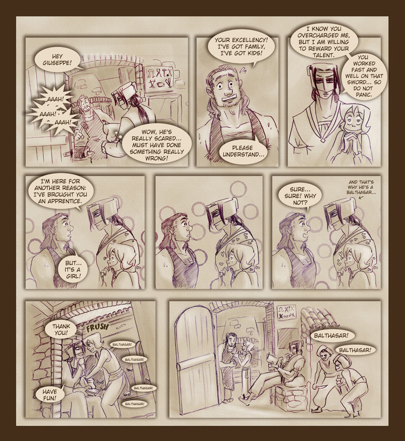The Pirate Balthasar - funny comics, cartoon comics, publish your webcomic, comics online, comics read online